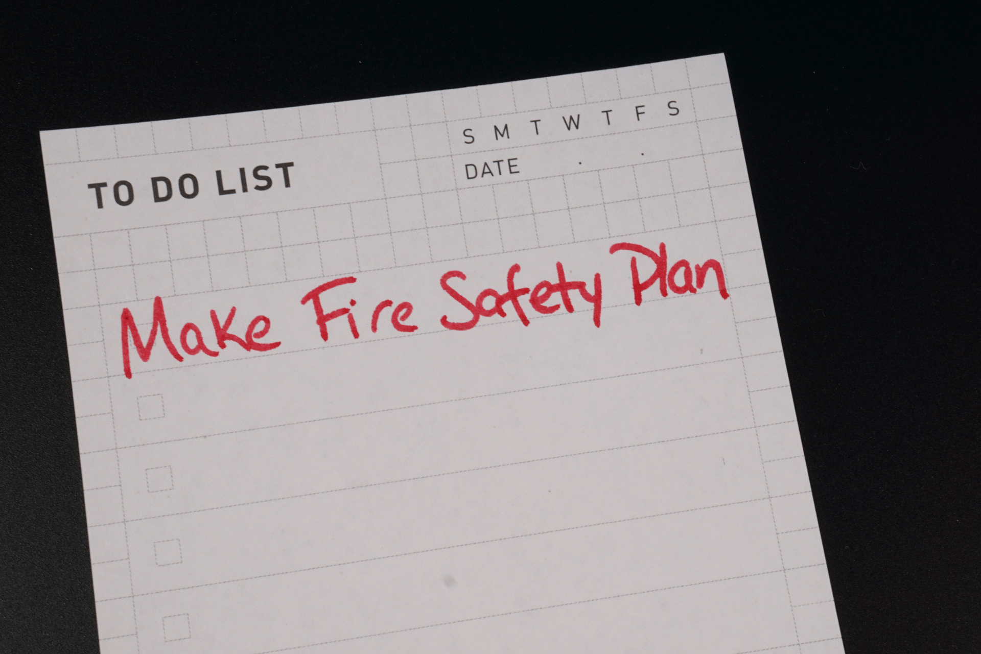 fire safety plan